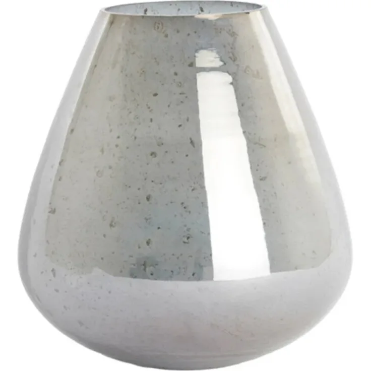 Dekovase Vase LATERZA von Light & Living Blumenvase Ø27x30 cm Glas Steinschlag