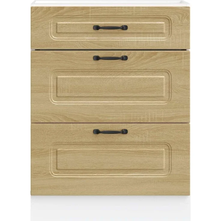 vidaXL Küchenunterschrank Kalmar Sonoma-Eiche Holzwerkstoff 854282 – Bild 4