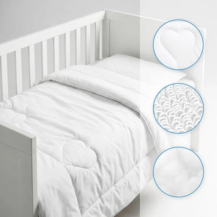 Baby Comfort Bettwäsche-Set für Kleinkinder, 150x120 cm – Bild 3
