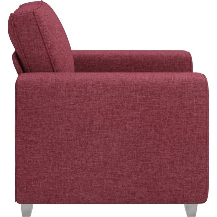 vidaXL Sofa-Sessel Weinrot 100 cm Stoff 4105210 – Bild 5