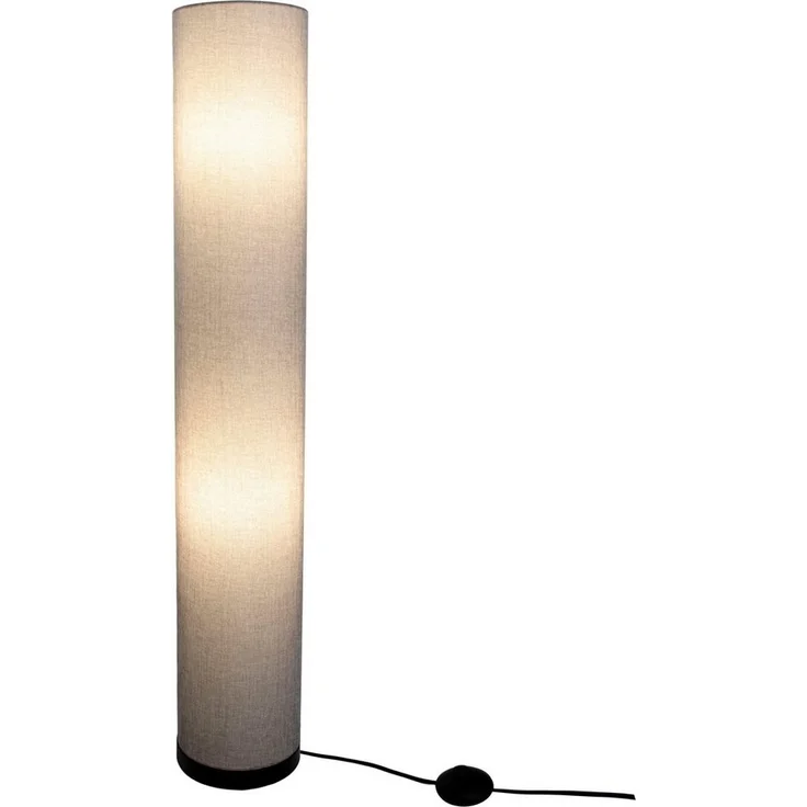 näve Stehlampe Beate, Ein-/Ausschalter, ohne Leuchtmittel, Metall/Textil, exkl. 3x E27 max. 40W, Höhe: 110cm, Farbe: grau – Bild 2