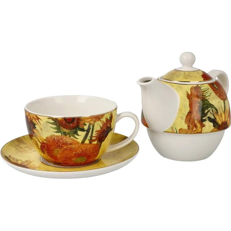 Goebel / Vincent van Gogh - Sonnenblumen,Tea for One,Sonnenblumen,15,5cm x 15,5cm x 15,5cm / New Bone China / 15,5cm x 15,5cm x 15,5cm – Bild 8