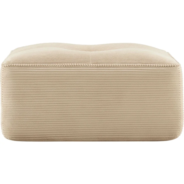 Cordelia Ottoman Corduroy -Beige--Beige--92x73x40cm--YOUDENOVA – Bild 4