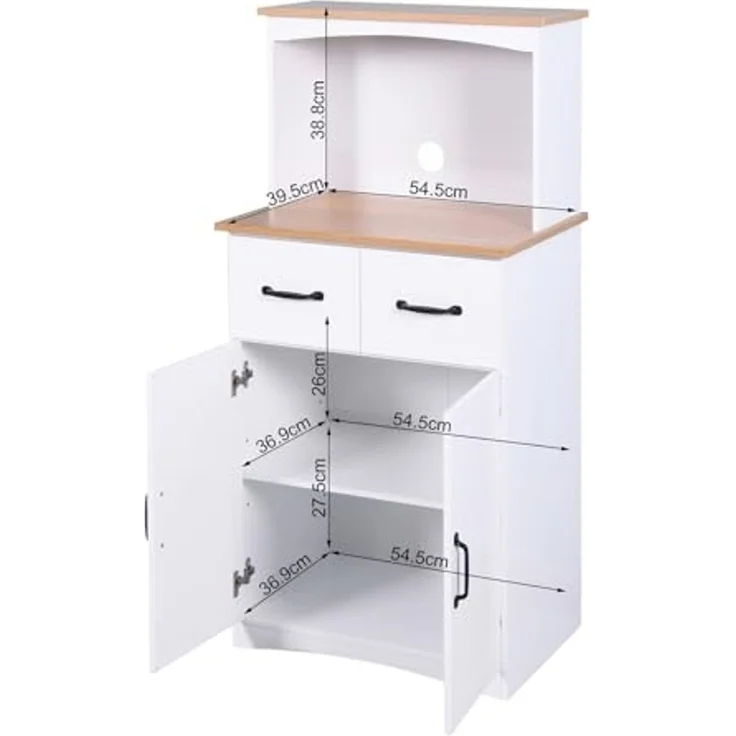 HTI-Living Küchenbuffet Anrichte Anea Weiß (Stück, 1-St, 1 Küchenschrank) Küchenschrank – Bild 6