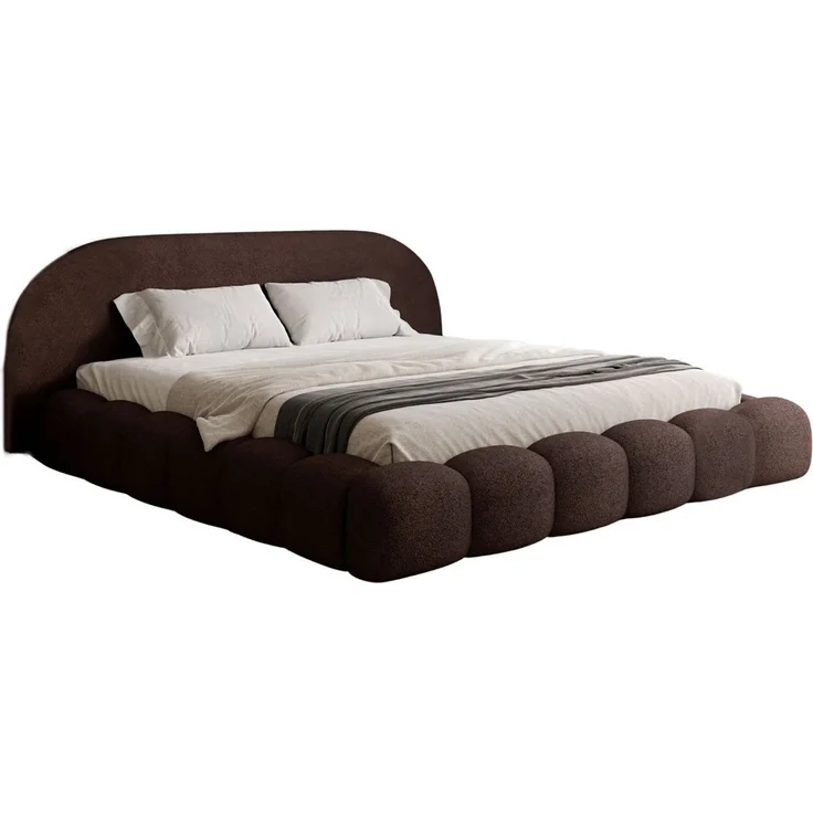 Compleo Polsterbett OMBIS, Wolkenbett mit Bettkasten und Lattenrost, Designer-Bett, MADE IN EU – Bild 3