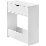 SoBuy BZR48-W Badunterschrank, MDF, Lackiert, Weiß, 55 x 60 x 20 cm