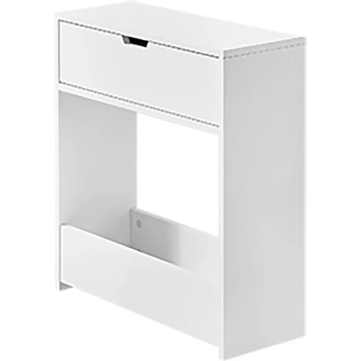 SoBuy BZR48-W Badunterschrank, MDF, Lackiert, Weiß, 55 x 60 x 20 cm