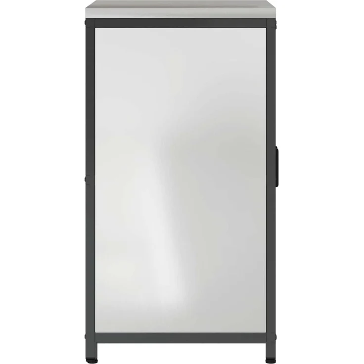 vidaXL Küchenaufbewahrung mit Regal Silber 60 x 50 x 92 cm Stahl 874994 – Bild 7