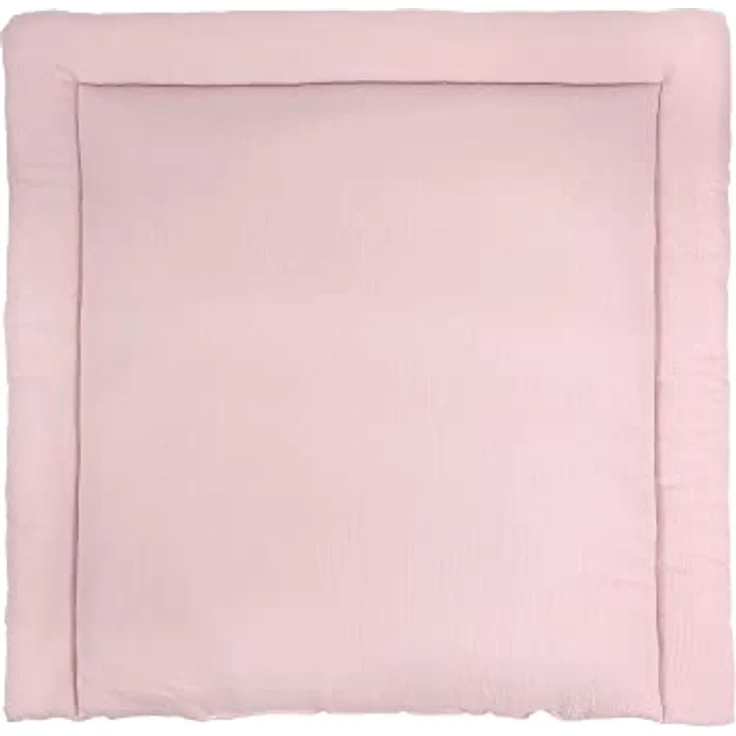 KraftKids Wickelauflage in Doppelkrepp Rosa, Wickelunterlage 78x78 cm (BxT), Wickelkissen – Bild 2