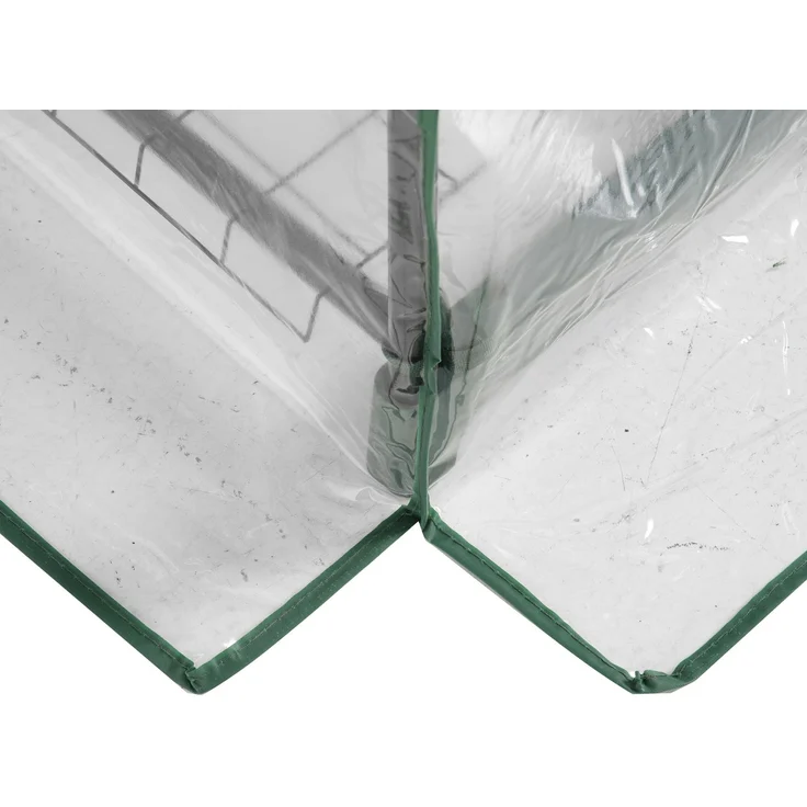 Gewächshaus mit Rolltür, Regale, winterfest Foliengewächshaus aus Stahl, Treibhaus für Balkon, Garten, Tomatenhaus 69 x 49 x 193 cm, Tomatengewächshaus für Tomaten, Blumen, Transparent--Transparent--193x49x69cm--YOUDENOVA – Bild 9