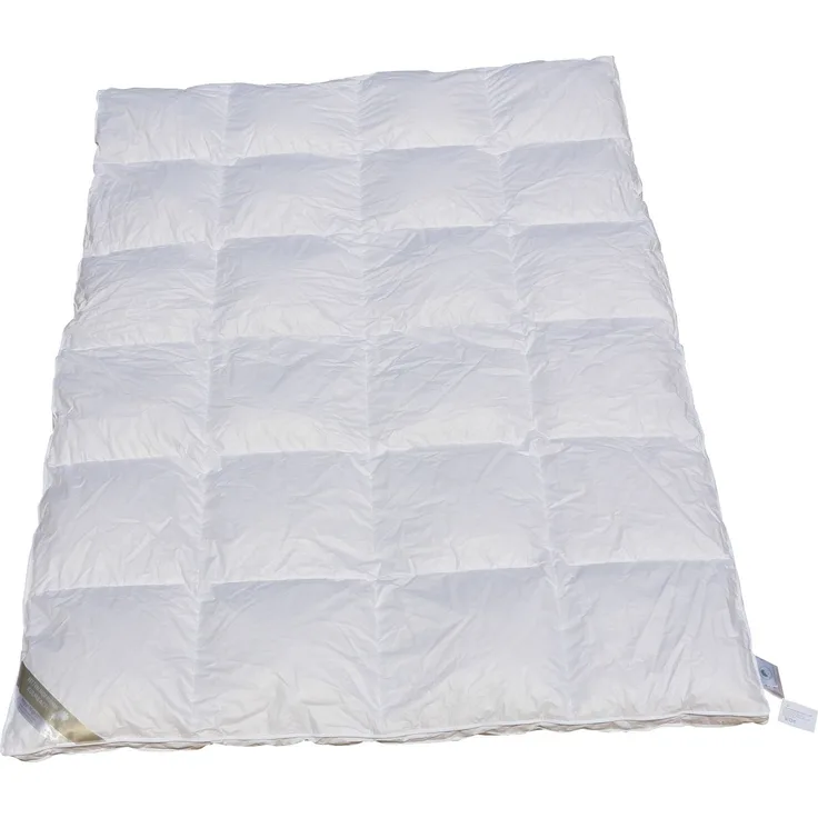 TRAUM Daunenbett Kassette 155x220 Daunendecke mit Außensteg 100% neue Daunen