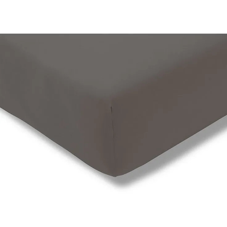 Estella Zwirn-Jersey 1 teilig Spannbetttuch 100 x 200 cm Spannbettlaken graphit