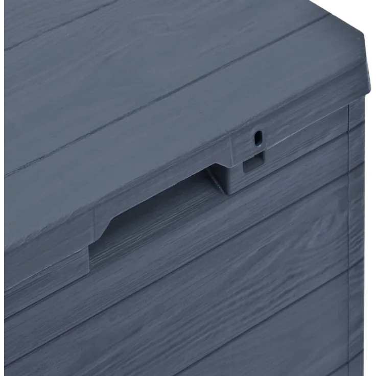 vidaXL Garten-Aufbewahrungsbox 90 L Anthrazit 45684 – Bild 7