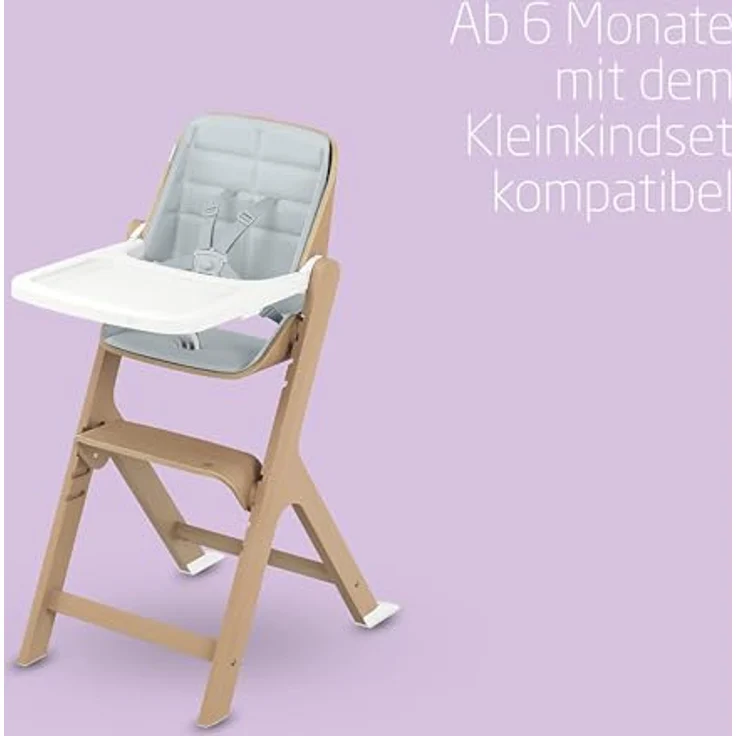 Maxi-Cosi Nesta, Hochstuhl ab Baby, Hochstuhl aus Holz, nach hinten verstellbarer Hochstuhl, wächst mit Ihnen bis zu 99 Jahren, Natural Wood – Bild 9