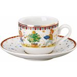 Hutschenreuther Espressotasse Sammelkollektion 2024 Weihnachtsleuchten Espressotasse 2tlg, Porzellan