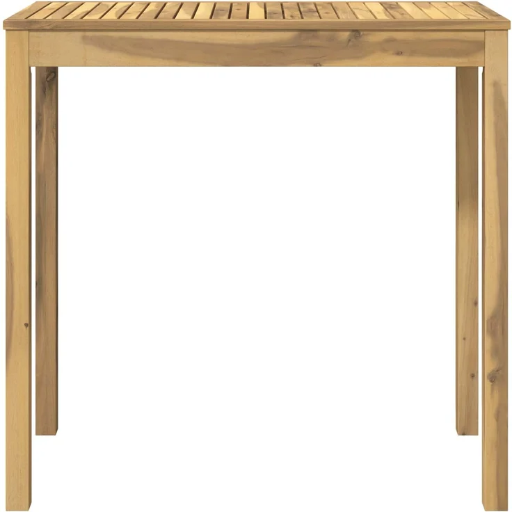 vidaXL Gartenbar-Tisch LAREN Weiß gewaschen 108,5 x 55 x 105 cm 901721 – Bild 3
