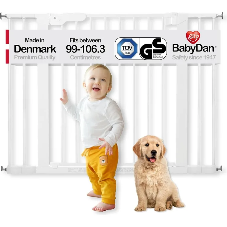 BabyDan Extrabreites Türschutzgitter (99 – 106,3 cm)