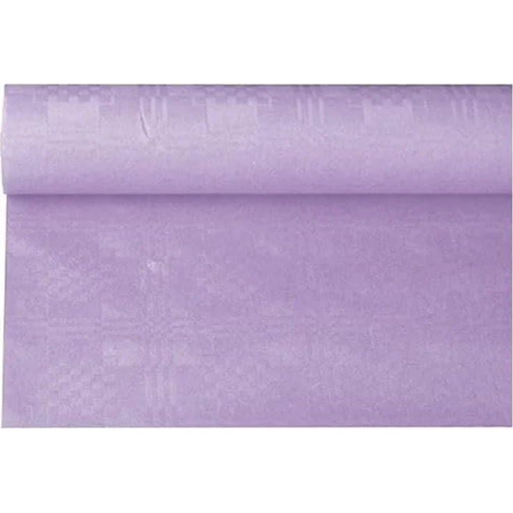 Papiertischtuch mit Damastprägung 6 m x 1,2 m lila