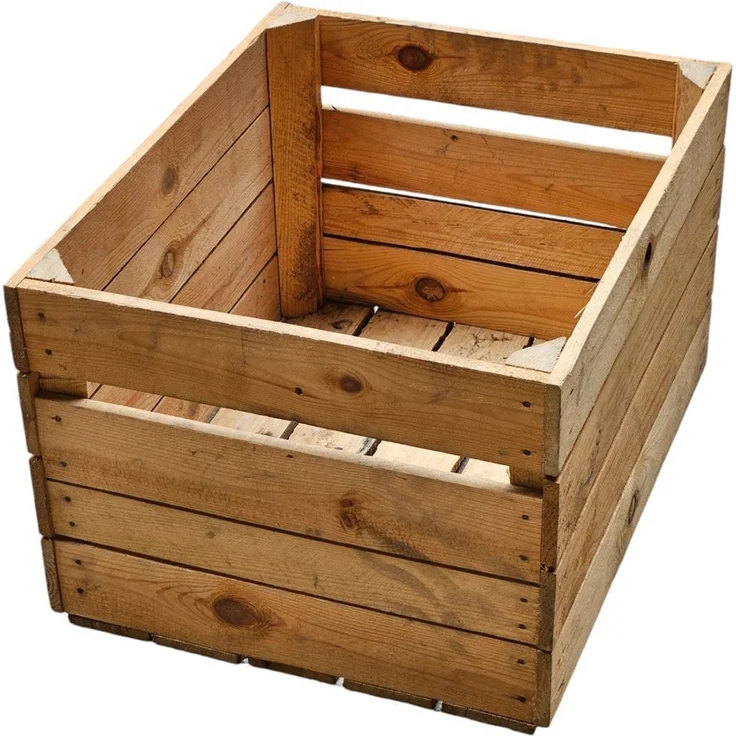 Holzkisten Obstkisten Vintage Natur 50 x 40 x 30cm im 2er Set – Bild 10