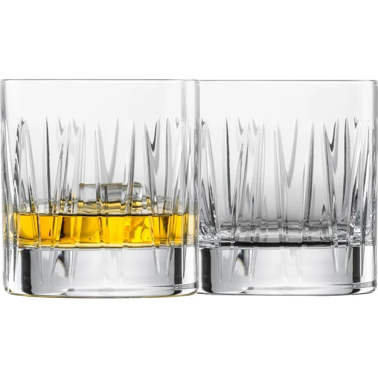 Schott Zwiesel Basic Bar Classic Double Old Fashioned 60, Whiskyglas, 2er Set, Tringklas, Whiskybecher, Glas, 276 ml, 119637