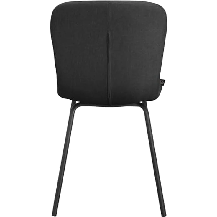 Ulmar | Esszimmerstuhl 2er-Set Stoff Anthrazit – Gepolsterte Stühle mit modernem Design für Küche & Wohnzimmer – Bild 6