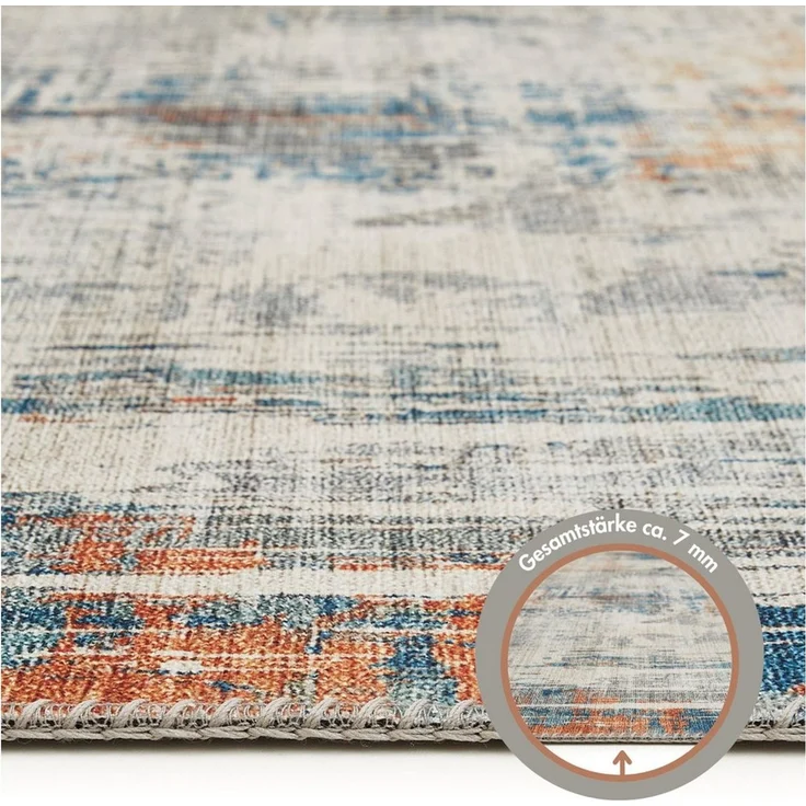 LUXOR living Teppich Prima, rechteckig, Höhe: 7 mm, Kurzflor, bedruckt, modernes Design, auch als Läufer erhältlich – Bild 3