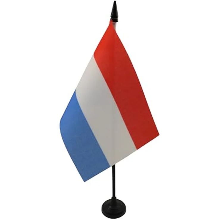 AZ FLAG - Tischflagge Luxemburg - 15x10 cm - Luxemburgische Tischfahne 10 x 15 Cm - Flaggen – Bild 1