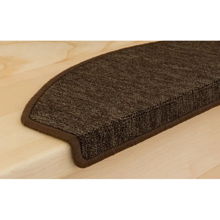 Metzker® Stufenmatte Stufenmatten Rambo New Halbrund Einzeln und SparSet´s, halbrund, Höhe: 5 mm, 16 Stück im Set - Kaffeebraun – Bild 2