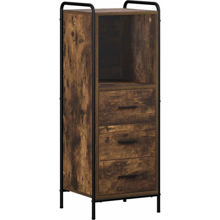 vidaXL Badezimmerschrank-Set 4 stk. Räuchereiche 40 x 36 x 181 cm 3444617 – Bild 4
