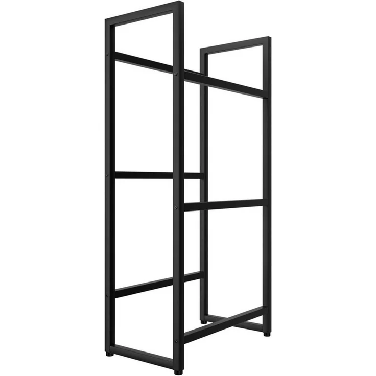TroniTechnik Regal Getränkekistenregal Stahl schwarz 55 x 32 x 112 cm, 3 Ebenen, 360 kg Belastbarkeit, Flaschenregal, Stabil, platzsparend, vielseitig nutzbar, leicht aufbaubar, langlebig – Bild 3