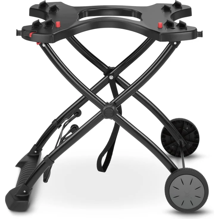 Weber Rollwagen/Für Gasgrills der Q-Serie, Klappbares Design mit Rädern, Integrierter Tragegriff, 16,5 x 75,5 x 71,5 cm (eingeklappt), 63,5 x 53,5 x 71,5 cm (ausgeklappt) – Bild 1