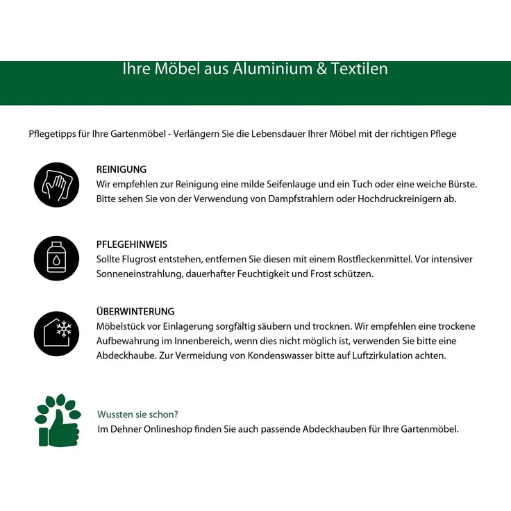 Dehner Gartenbank Klappbank Colmar, 2-Sitzer, 127 x 99 x 61.5 cm, Schöne, klappbare Gartenbank aus hochwertigen Materialien gefertigt – Bild 2