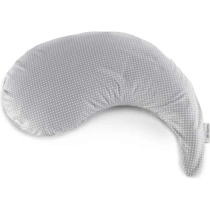 Theraline Stillkissen Das Yinnie Kissen 135 cm inkl. Bezug Punkte grau