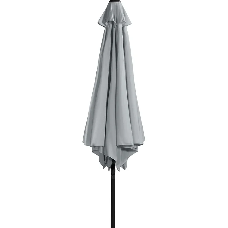 Derby by Doppler Sonnenschirm / Kurbelschirm "Basic Lift neo 300", grau, Ø 300 cm – Bild 4