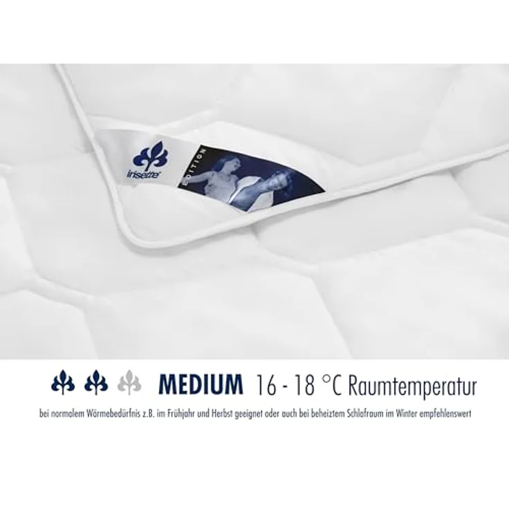 Irisette Microfaserbettdecke Steppbett Irisette Edition, Füllung: Markenhohlfaser irisette® Fill® - 100% Polyester, Bezug: weich und anschmiegsam, kochwaschbar bis 95°C, allergikergeeignet, preisbewusste Schläfer – Bild 4