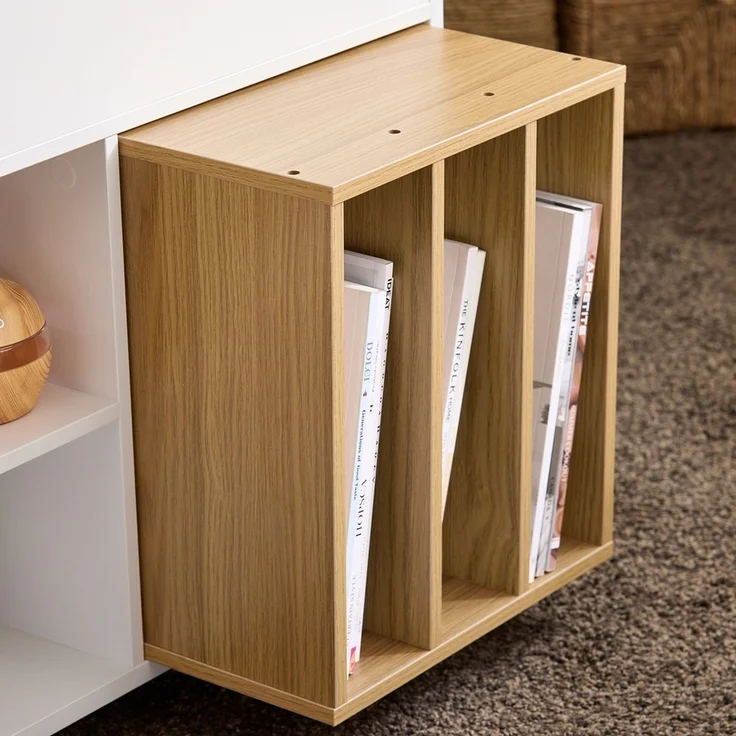 SoBuy FBT134-W Schubladenschrank Büro, MDF, Lackiert, Weiß, 70 x 61 x 38 cm – Bild 7