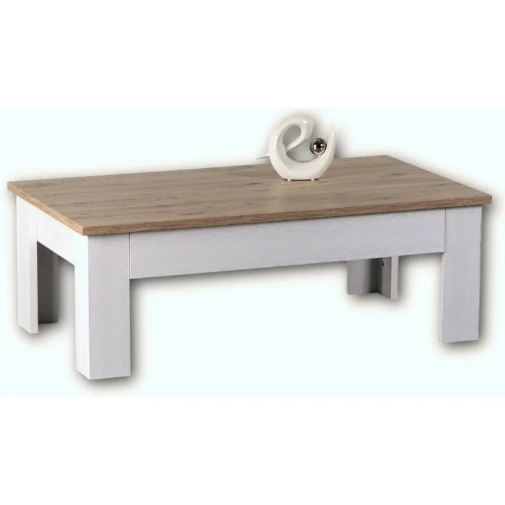 moebel-dich-auf Couchtisch ELEGANCE (in Sibiu-Lärche Nb. im Landhausstil, mit Schublade), 115 cm breit – Bild 1