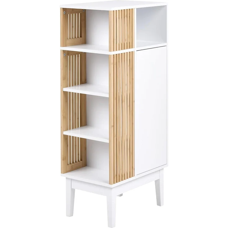 Badezimmerschrank NUBES 52 cm Hellbraun Weiß – Bild 6