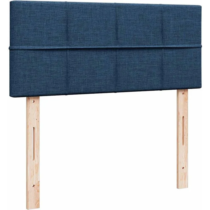 vidaXL Ottoman-Bett mit Matratze Blau 120x200 cm Stoff 3311455 – Bild 7
