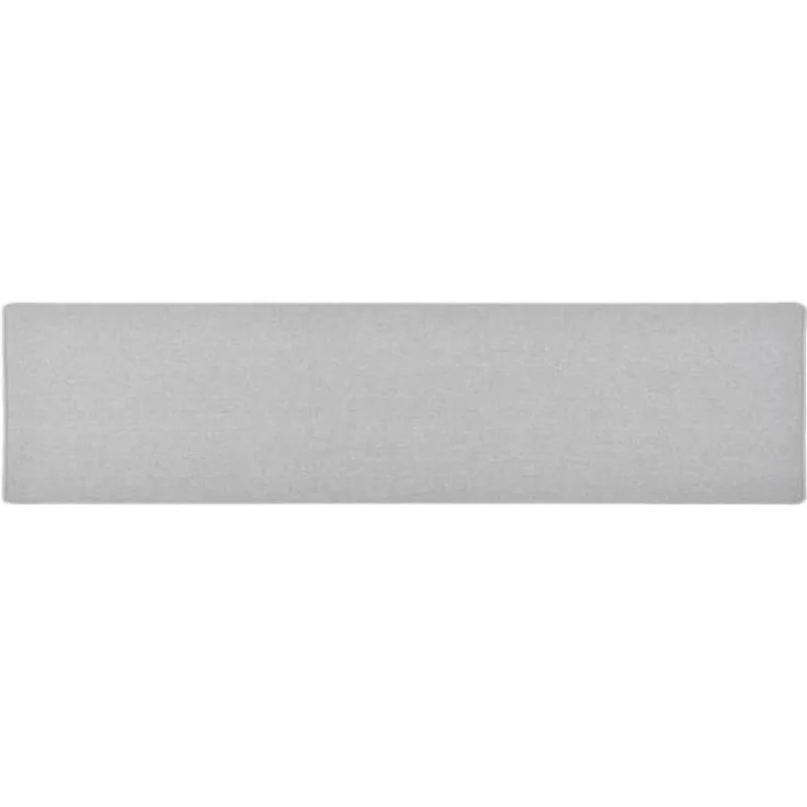 vidaXL Teppichläufer Hellgrau 50x200 cm 326990