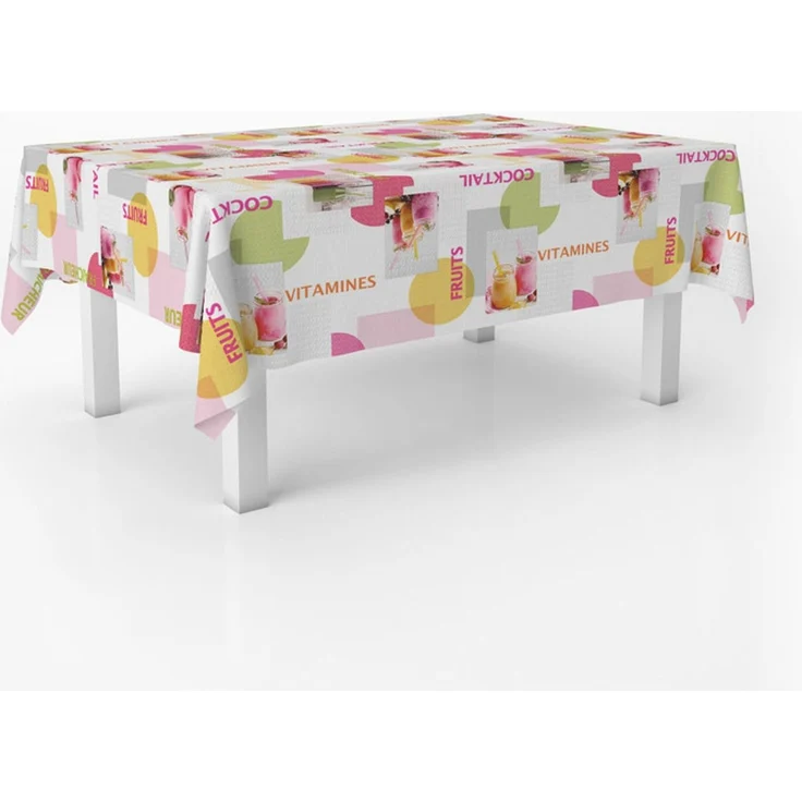 ECOMMERC3 Wachstuch, rechteckig, Größe 240x140 cm, Stil, Haltbarkeit und einfache Reinigung für Ihren Tisch – Wachstuch-Tischdecke, schmutzabweisend und wasserdicht, Einfarbig