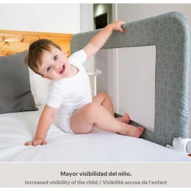 Interbaby AZBR001 Klappbares Rausfallgitter für Kinderbetten – Dschungel, 90 cm, 2600 g – Bild 5