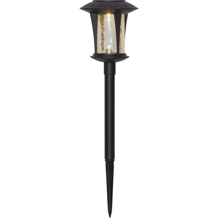 LED-Solar-Pathlights, 2er Set schwarz, ca. 12x32 cm