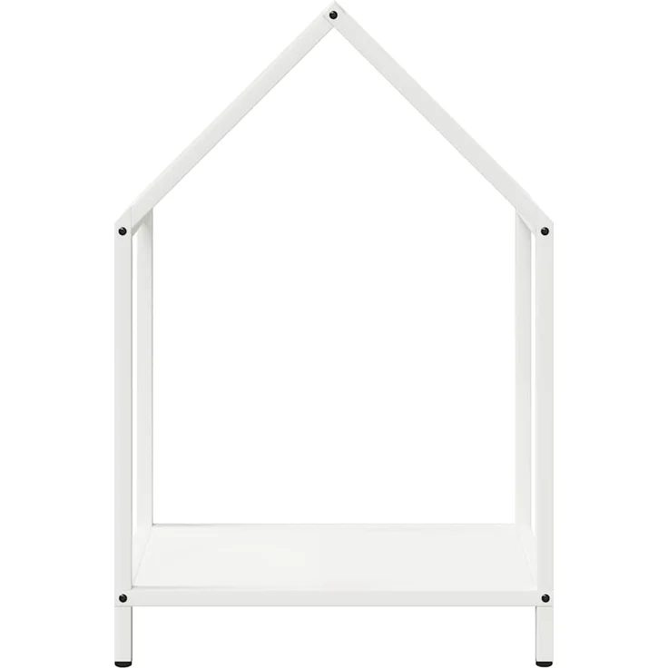 vidaXL Brennholzregal Weiß 40x25x60 cm Kaltgewalzter Stahl 864292 – Bild 4