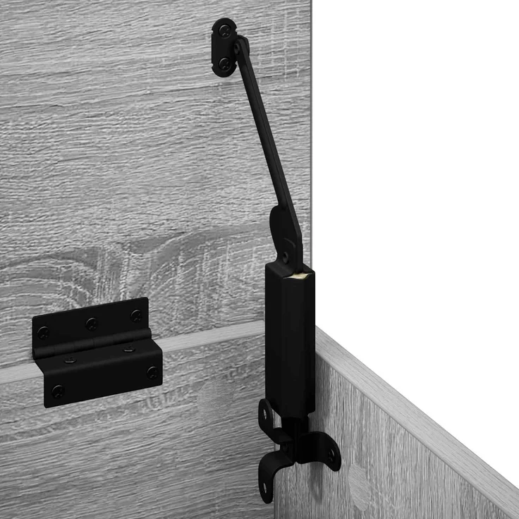 vidaXL Aufbewahrungsbox Sonoma-Grau 80 x 40 x 49,5 cm Holzwerkstoff 8013683 – Bild 6