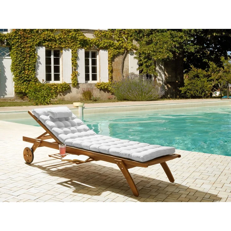 Liegenauflage CESANA PREMIUM 192x56 cm Cremeweiß – Bild 2