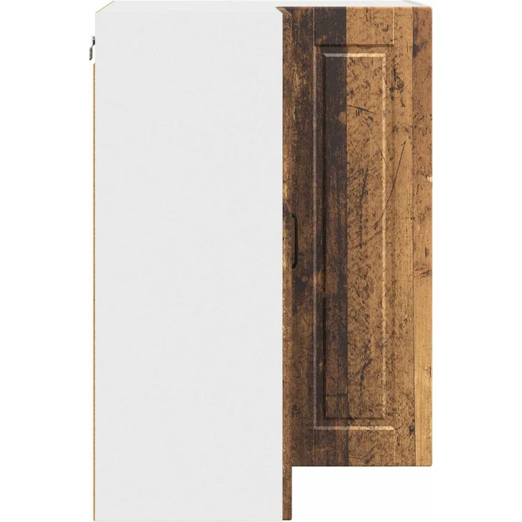 vidaXL Wand-Eckschrank PORTO Altholz 57 x 57 x 80 cm Holzwerkstoff 885433 – Bild 7