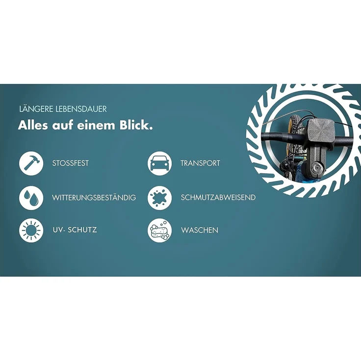 Mosaiktisch 60x60 Stern Blau Weiß – Bild 7