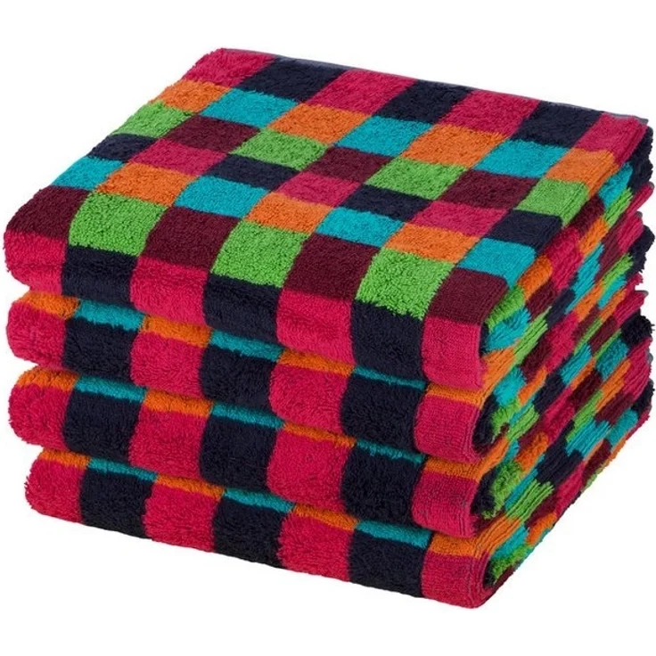 Cawö Lifestyle 4 tlg. Frottier-Set - 4 X Handtuch (50 X 100cm) - 512 g/m2 - Mehrfarbig – Bild 3