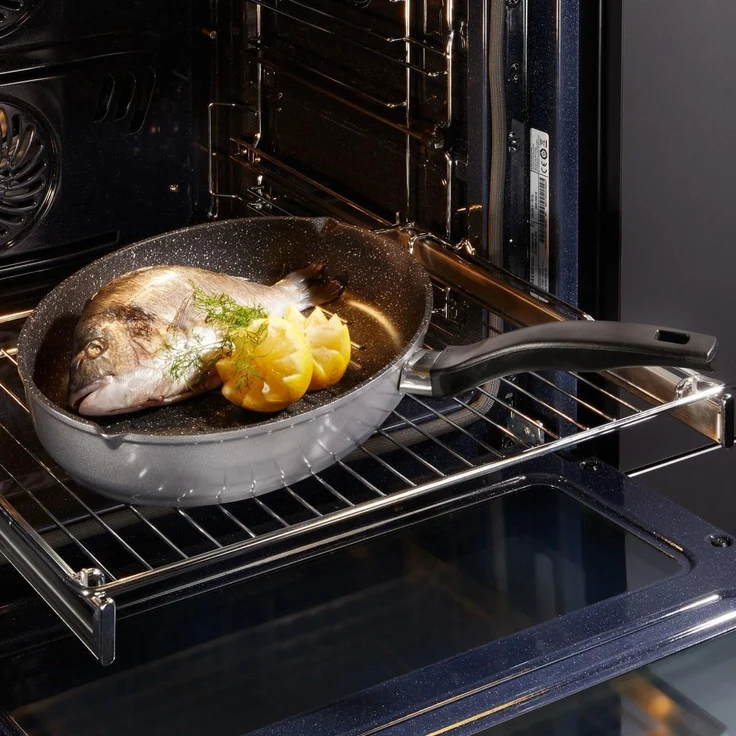 STONELINE Fischpfanne XXL, Aluminiumguss, auch ideal für Schnitzel, Induktion – Bild 9